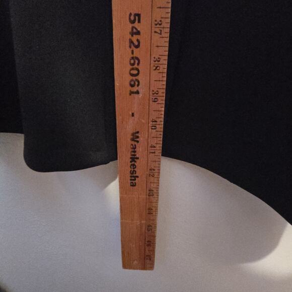 Calvin Klein NWT Fit & Flare Scuba Dress Womens 16W Black $139 Career Business - Picture 13 of 16